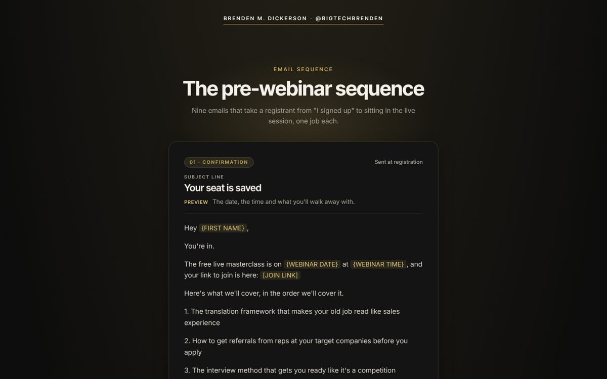 Pre-webinar preview